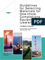 Guidelines For Selecting Materials For Downhole Completions Equipment (Jewellery)