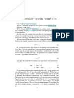 Branch Cuts - Complex Analysis