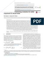 Critical Analysis of Zwietering Correlation For Solids Suspension in Stirred Tanks