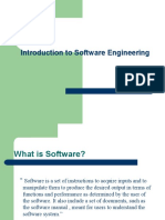 Lect 1 Introduction To Software Engineering