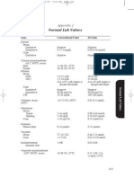 Normal Lab Values