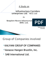 Nandi Infrastructure Corridors Enterprises LTD.": A Study On