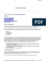 Gas Freeing Purging and Pressure Testing