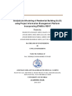 Analysis and Modeling of Residential Building (G+22) Using Project Information Management Platform Incorporating ETABS & REVIT