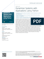 Dynamical Systems With Applications Using Python: Birkhauser-Science - de