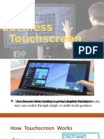 Touchless Touchscreen: - Saptarshi Dey