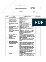 Checklist For Shuttering Before Placing Reinforcement