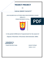 Loan Credit Facility Provided by Different Banks