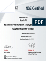 NSE 2 Certificate