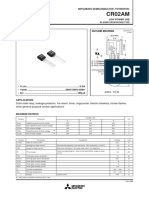 CR02AM: Mitsubishi Semiconductor Thyristor