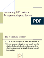 Interfacing 8051 With A 7-Segment Display Device