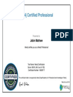 Neo4j Certified Professional: Jobin Mathew