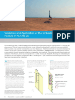 (ARTICLE) Plaxis Bulletin (2013) Validation of The Embedded Pile Row in PLAXIS 2D - Iss34 Art2 PDF