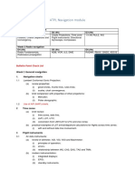 ATPL Navigation Module: Planning