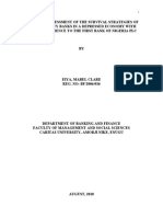 A Critical Assessment of The Survival Strategies of Deposit Money Banks in A Depressed Economy With Special Reference To The First Bank of Nigeria PLC