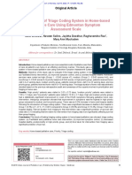 Pilot Testing of Triage Coding System in Home-Based Palliative Care Using Edmonton Symptom Assessment Scale