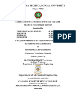 BATCH 5 REPORT-1 8th Sem Mechanical Engineering Vtu