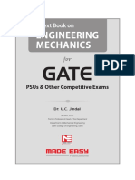 Engineering Mechanics For GATE - 2018