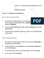 Lab Answer Key - Module 3 - Working With Databases and Storage