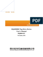 DQ450DBZ Top Drive Device User's Manual