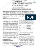 An Overview of Fillet Weld Joints Subjected To Tensile and Compressive Loads