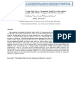 Adsorptive Removal of Crystal Violet (CV), A Carcinogenic Textile Dye, From Aqueous Solution by Conducting Polyaniline/ Hollow Manganese Ferrite Nanocomposites