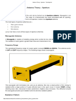 Antenna Theory - Aperture - Tutorialspoint