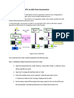 RTL To GDS Flow Automation: Step - 1: Initially The Design Environment Needs To Be Setup