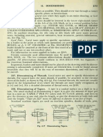 Dimensioning of Tapers