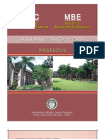 MBE MFC Admission Brochure