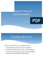 Diseases of Bone & Osteodystrophies