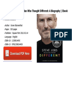 Steve Jobs The Man Who Thought Different A PDF