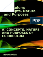 Curriculum Nature and Purposes