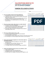 Encoder Written Exam