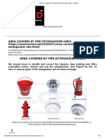 Area Covered by Fire Extinguisher (NBC) - Lceted PDF