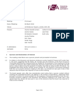 Minutes: 1 Quorum and Declarations of Interest