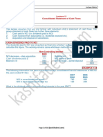 Consolidation Notes Consolidated Statement of Cash Flows