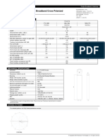 High Broadband Cross Polarized 5721.00: Electrical Specifications