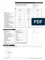 High Broadband Cross Polarized 7701.00: Electrical Specifications