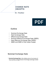 Exchange Rate Concepts: Dr. Tinaikar