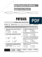 Physics: DPP - Daily Practice Problems