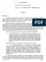 Petitioner Vs Vs Respondent: Third Division