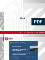 IPv4 and lPv6