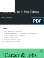 Intro To Career in Data Science: Md. Rabiul Islam