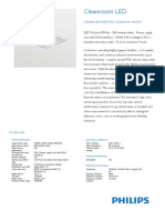 Cleanroom LED: CR434B LED48/840 PSD W60L60 AC-MLO PI