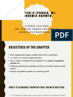 Chapter-6 (Parkin, M) : Economic Growth: Course Teacher: Dr. Tamgid Ahmed Chowdhury Associate Professor, Sbe