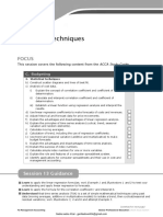 F2-13 Statistical Techniques  