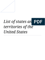 List of States and Territories of The United States - Wikipedia PDF