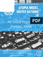 Utopia Model United Nations '19: All India Political Parties Meet