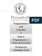 01 Trigonometry 1 Course Notes & Exercise Bookelt